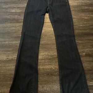 Citizens Of Humanity Black Flare Wide Leg Jeans